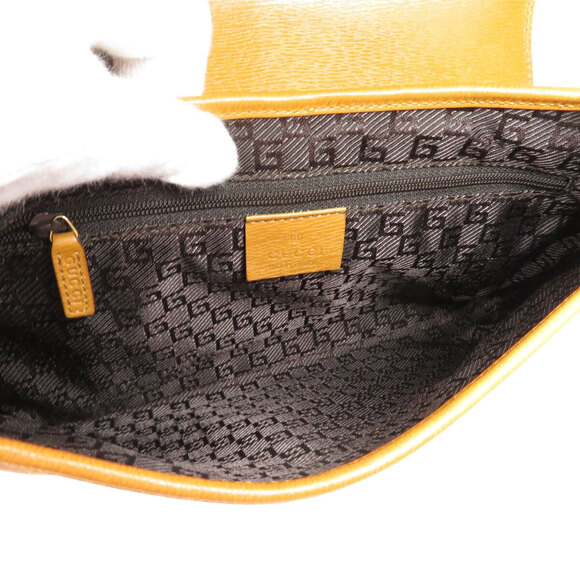 Gucci 001 4096 Bamboo Bag Handbag Leather - Picture 5 of 10